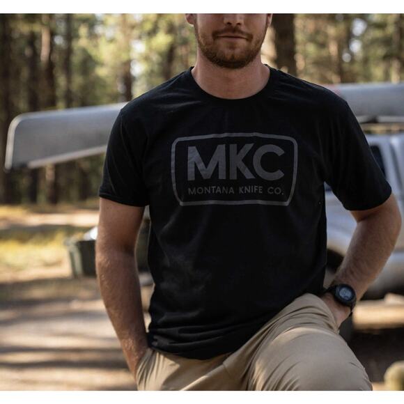 Lot Of 2 NEW Montana Knife Company T-Shirts Mens Medium Bone Black Short Sleeve - Picture 10 of 11